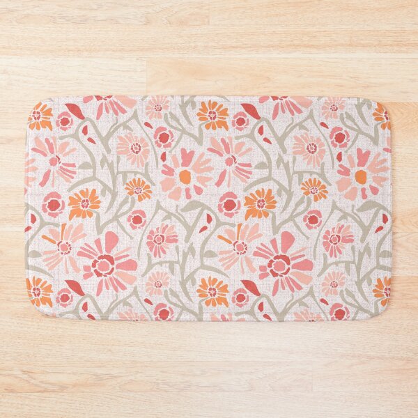 Item preview, Desert. Light coral flowers on a light cream background designed and sold by Alex  Blud.