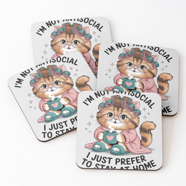 Item preview, I'm Not Antisocial I Just Prefer to Stay at Home designed and sold by HardcoreTour.