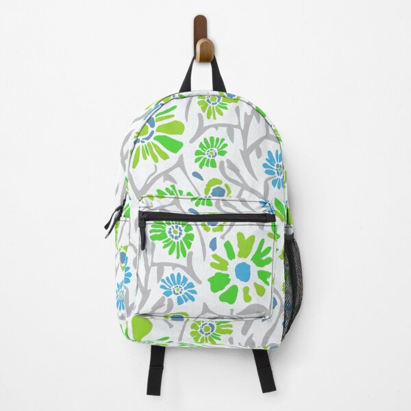 Item preview, Desert. Green and blue flowers on a white background designed and sold by Alex  Blud.