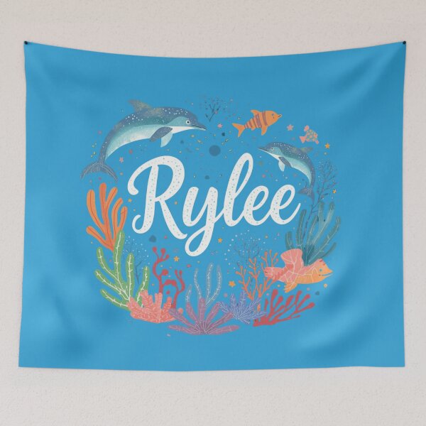 Item preview, Colorful Ocean Circle With Coral Reef, Dolphins, And Underwater Life—Whimsical Seascape Artwork designed and sold by Rue Market.