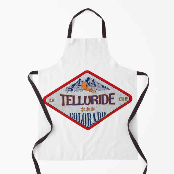 Item preview, Telluride Ski Resort, Colorado, Vintage skiing badge design designed and sold by Wanderful-roads.