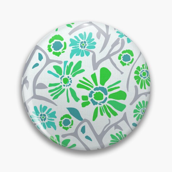 Item preview, Desert. Green flowers on a white background designed and sold by Alex  Blud.
