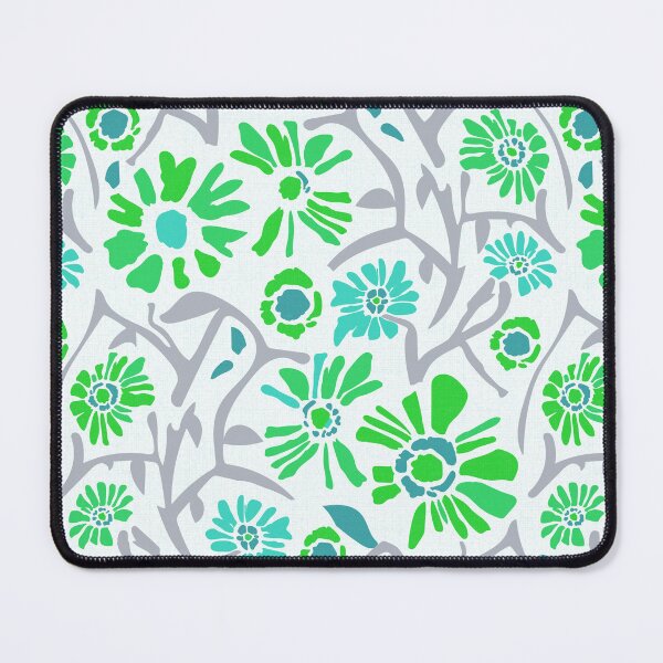 Item preview, Desert. Green flowers on a white background designed and sold by Alex  Blud.