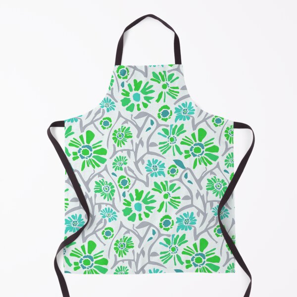 Item preview, Desert. Green flowers on a white background designed and sold by Alex  Blud.