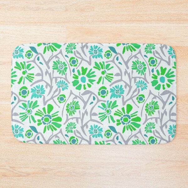 Item preview, Desert. Green flowers on a white background designed and sold by Alex  Blud.