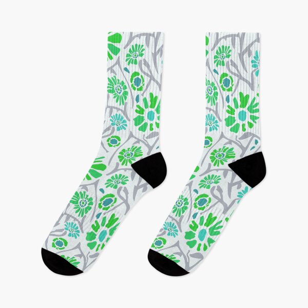 Item preview, Desert. Green flowers on a white background designed and sold by Alex  Blud.