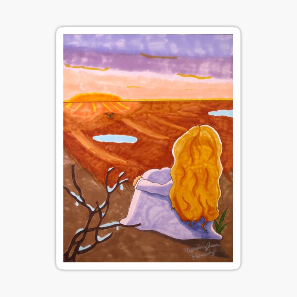 Here Comes the Sun Sticker