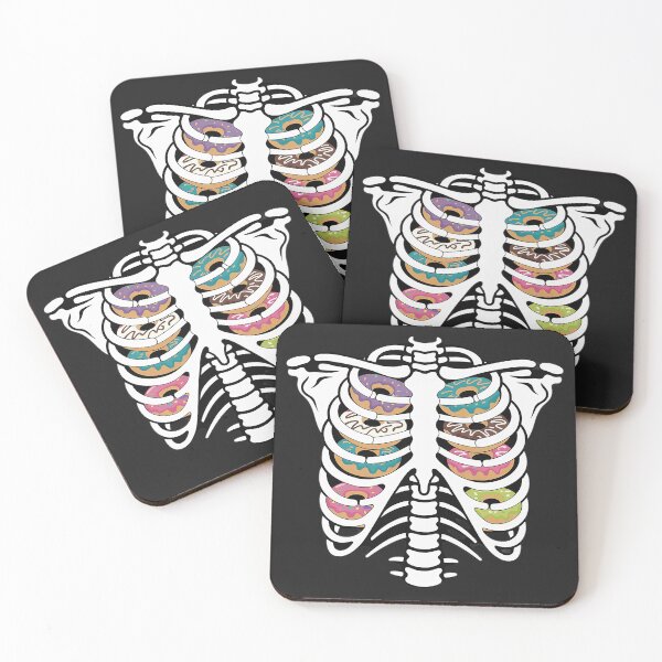Item preview, Halloween Adult Youth Kids Food Rib Cage Skeleton Doughnut designed and sold by Dolostope.