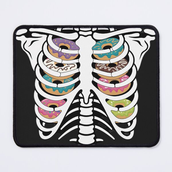 Item preview, Halloween Adult Youth Kids Food Rib Cage Skeleton Doughnut designed and sold by Dolostope.