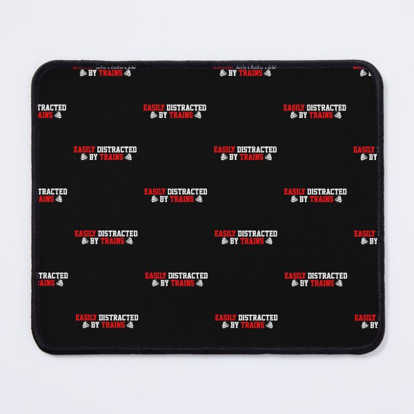 Item preview, Easily Distracted By Trains Funny Railway Lover designed and sold by LounisArt.