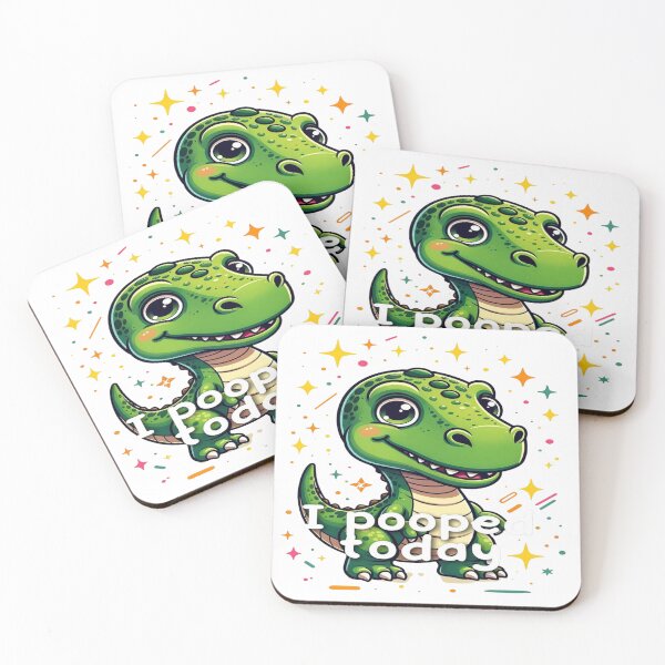 Item preview, Funny “I Pooped Today” Dinosaur Kids Shirt | Cute Potty Training Reward Tee | Toddler Dino Cartoon Outfit | Baby Humor Sticker & Printable Design designed and sold by Sushikidsntoddlers.