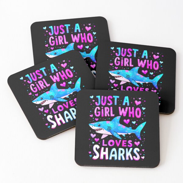 Item preview, Just A Girl Who Loves Sharks designed and sold by AileighKyser.