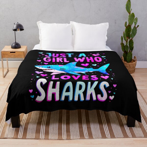 Item preview, Just A Girl Who Loves Sharks designed and sold by AileighKyser.
