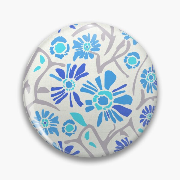 Item preview, Desert. Blue flowers on a white background designed and sold by Alex  Blud.