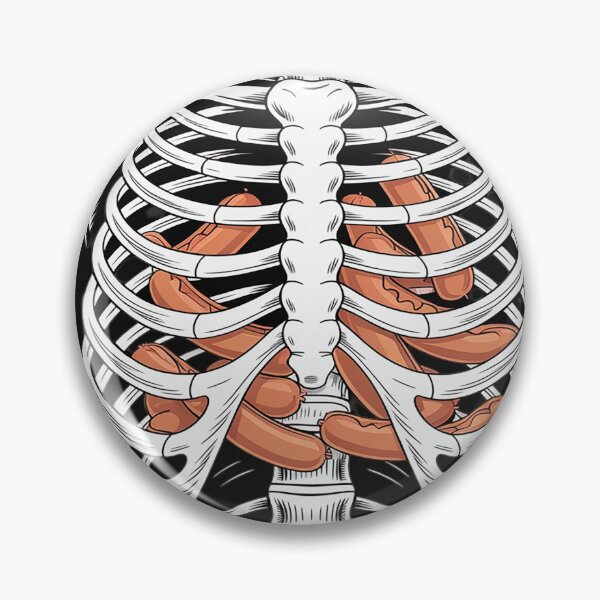 Item preview, Halloween Adult Youth Kids Rib Cage Skeleton Hot Dog Costume designed and sold by Dolostope.