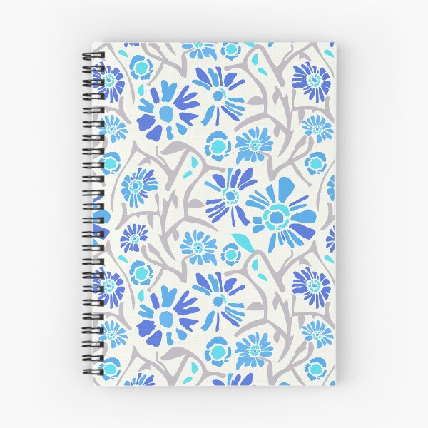 Item preview, Desert. Blue flowers on a white background designed and sold by Alex  Blud.