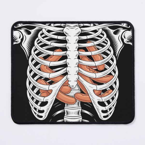 Item preview, Halloween Adult Youth Kids Rib Cage Skeleton Hot Dog Costume designed and sold by Dolostope.