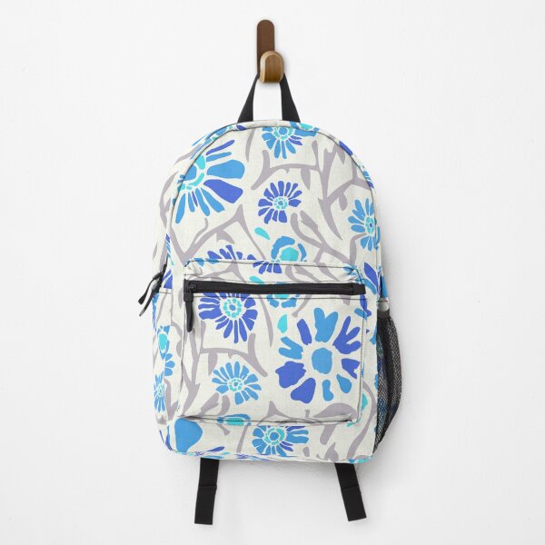 Item preview, Desert. Blue flowers on a white background designed and sold by Alex  Blud.