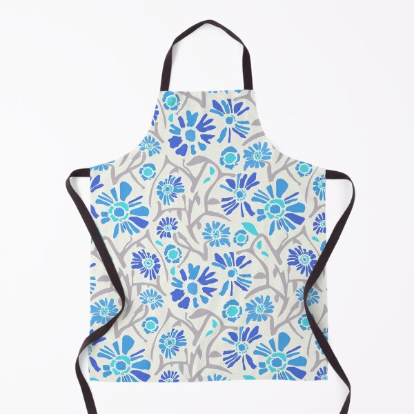 Item preview, Desert. Blue flowers on a white background designed and sold by Alex  Blud.