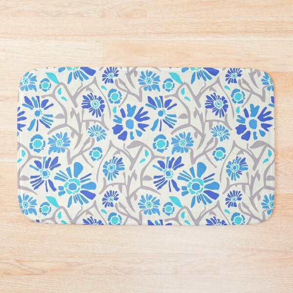 Item preview, Desert. Blue flowers on a white background designed and sold by Alex  Blud.