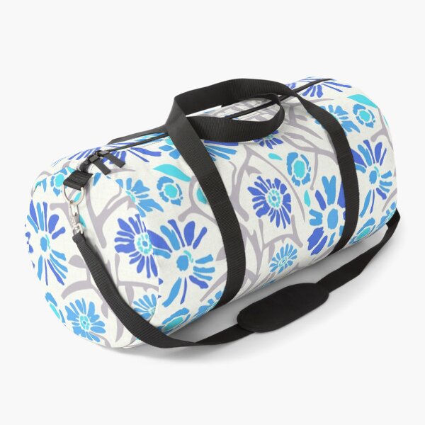 Item preview, Desert. Blue flowers on a white background designed and sold by Alex Blud.