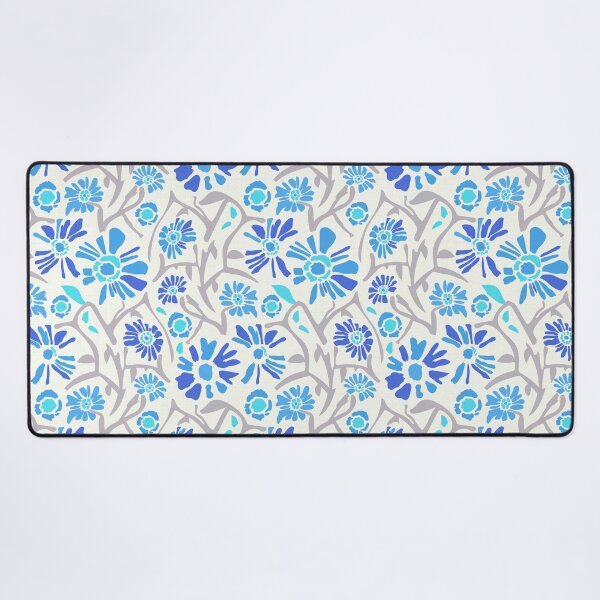Item preview, Desert. Blue flowers on a white background designed and sold by Alex  Blud.
