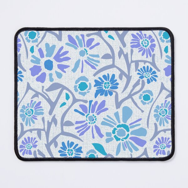Item preview, Desert. Blue flowers on a gray and white background designed and sold by Alex  Blud.