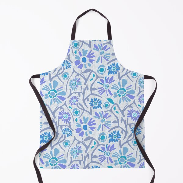 Item preview, Desert. Blue flowers on a gray and white background designed and sold by Alex  Blud.