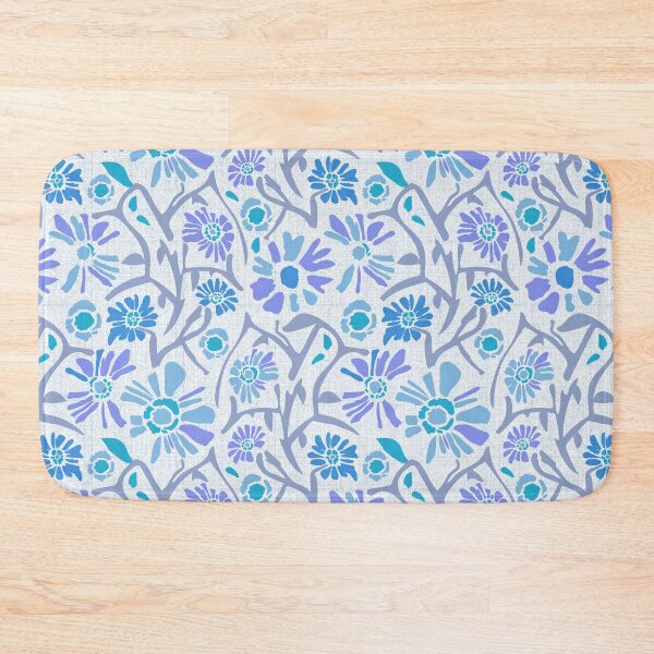 Item preview, Desert. Blue flowers on a gray and white background designed and sold by Alex  Blud.
