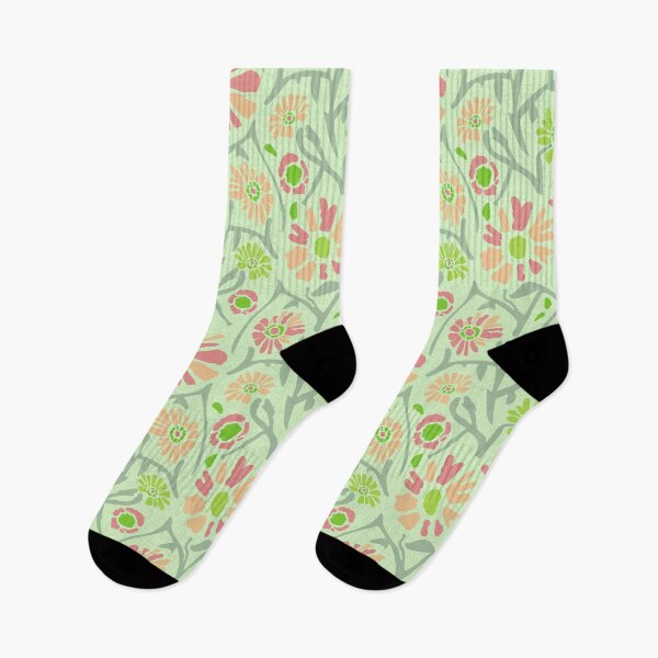 Item preview, Desert. Coral flowers on a bright green background designed and sold by Alex  Blud.