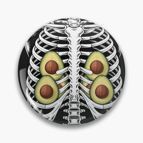 Item preview, Halloween Costume Rib Cage Skeleton Avocado designed and sold by Dolostope.