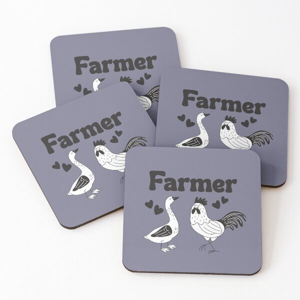 Item preview, Farmer Goose Chicken  designed and sold by WanderlustCoCo.
