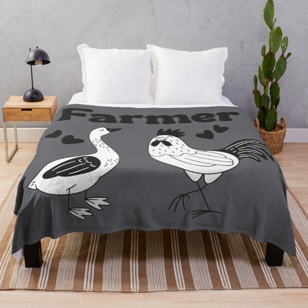 Item preview, Farmer Goose Chicken designed and sold by WanderlustCoCo.