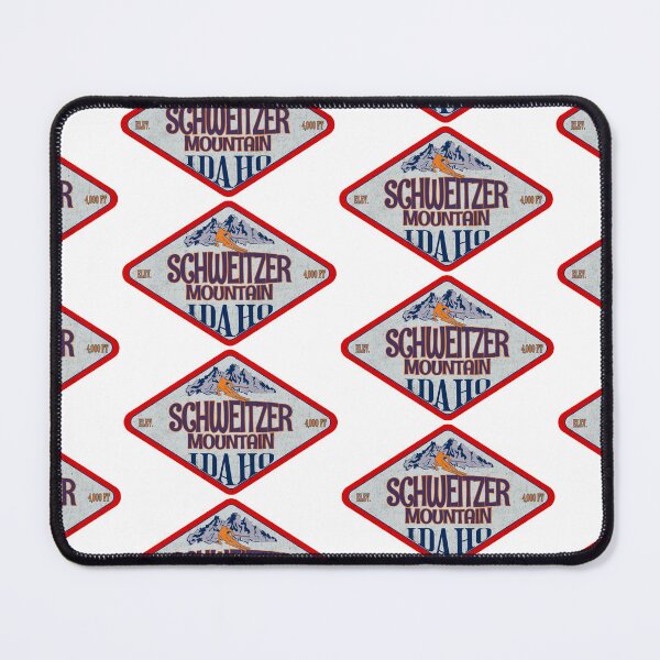 Item preview, Schweitzer Mountain Ski Resort, Idaho, Vintage skiing badge design designed and sold by Wanderful-roads.
