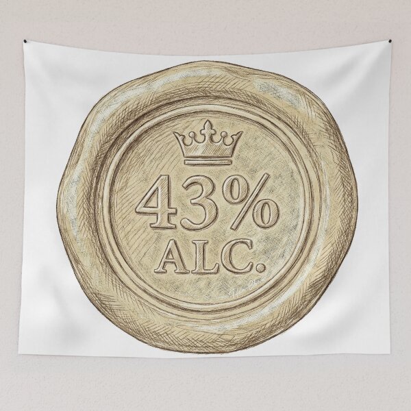 Item preview, 43% ALC Crown Seal designed and sold by Hen-C-Art.