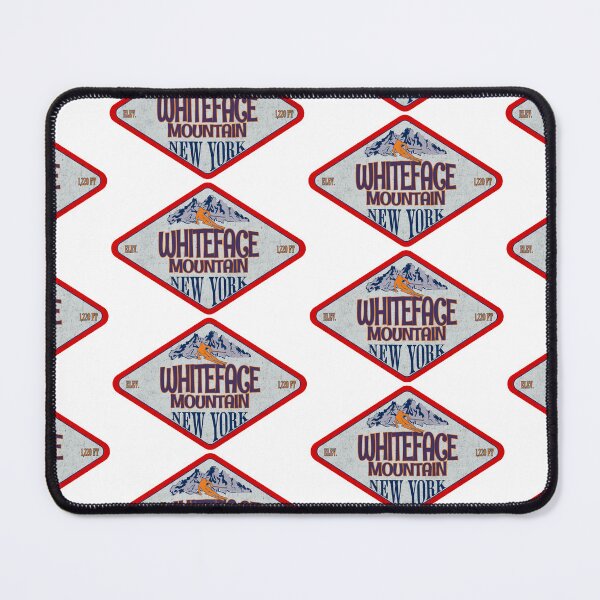 Item preview, Whiteface Mountain Ski Resort, New York, Vintage skiing badge design designed and sold by Wanderful-roads.