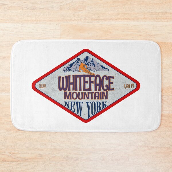 Item preview, Whiteface Mountain Ski Resort, New York, Vintage skiing badge design designed and sold by Wanderful-roads.