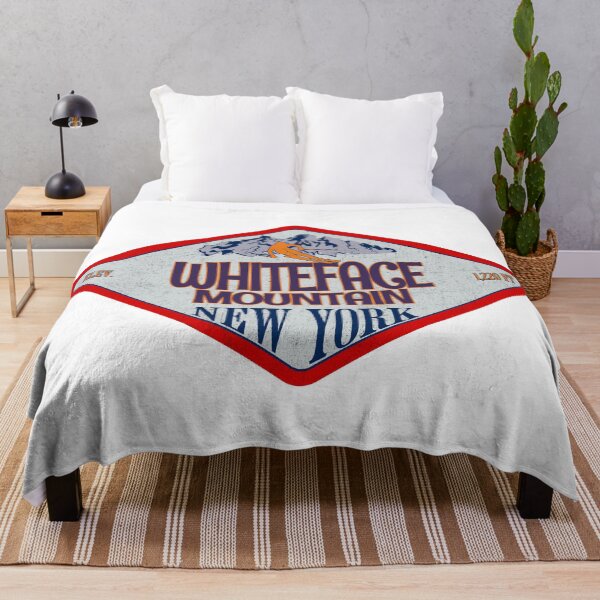 Item preview, Whiteface Mountain Ski Resort, New York, Vintage skiing badge design designed and sold by Wanderful-roads.