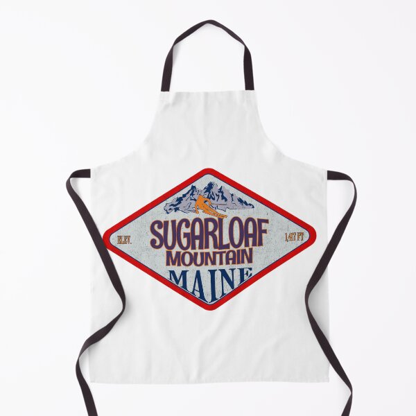 Item preview, Sugarloaf Mountain Ski Resort, Maine, Vintage skiing badge design designed and sold by Wanderful-roads.