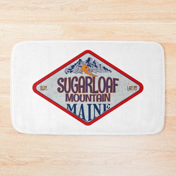 Item preview, Sugarloaf Mountain Ski Resort, Maine, Vintage skiing badge design designed and sold by Wanderful-roads.