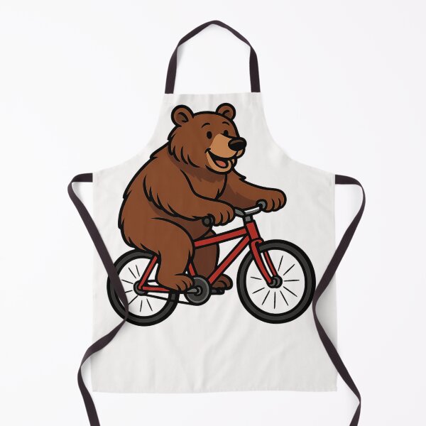 Item preview, Bear on a bike designed and sold by halibutgoatramb.