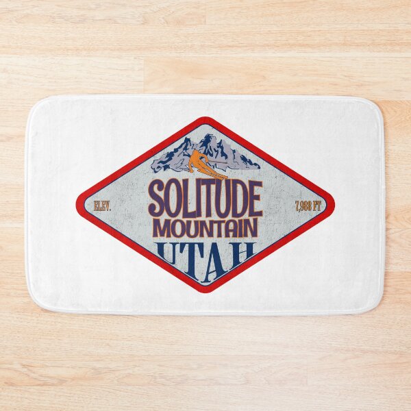 Item preview, Solitude Mountain Ski Resort, Utah, Vintage skiing badge design designed and sold by Wanderful-roads.