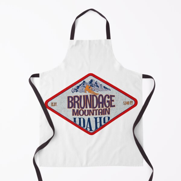 Item preview, Brundage Mountain Ski Resort, Idaho, Vintage skiing badge design designed and sold by Wanderful-roads.