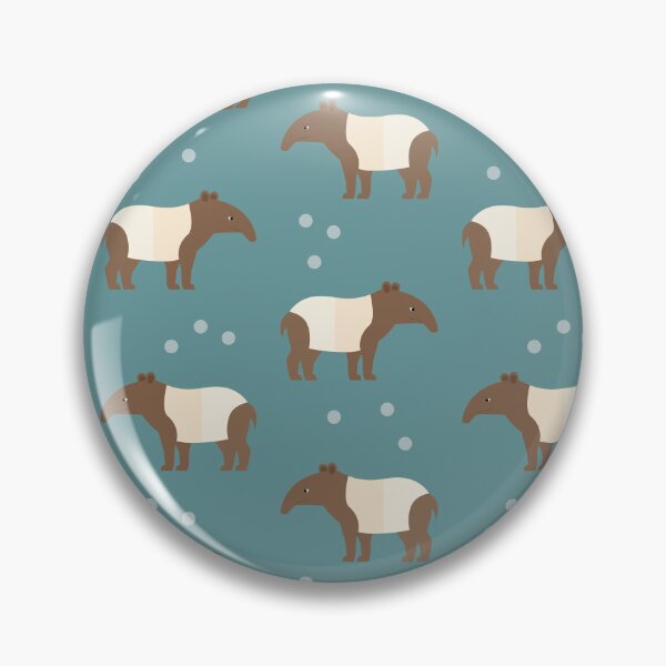 Item preview, Tapirs on blue designed and sold by reneesillus.