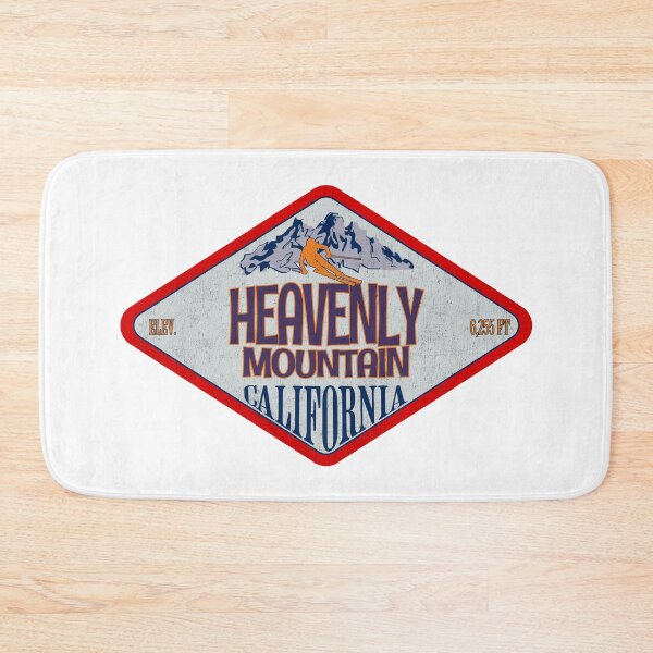 Item preview, Heavenly Mountain Ski Resort, California, Vintage skiing badge design designed and sold by Wanderful-roads.