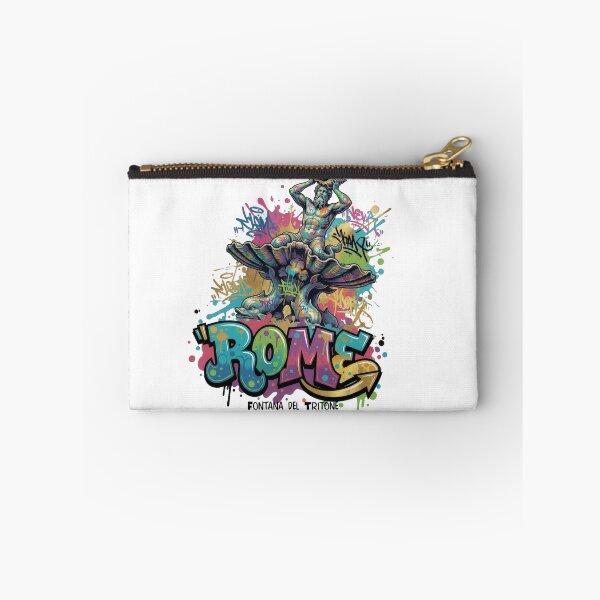 Item preview, Triton Fountain, Rome, Italy – Bernini’s Messenger of the Sea Vibrant Graffiti Art designed and sold by Earth Celebration Designs.