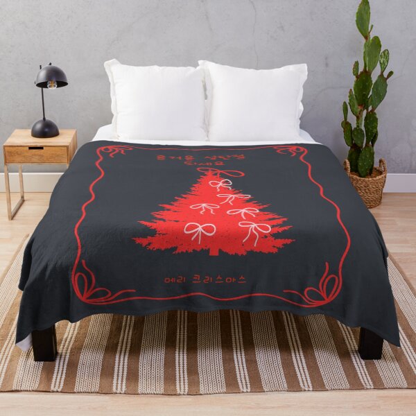 Item preview, Korean Christmas Tree Greeting designed and sold by WanderlustCoCo.