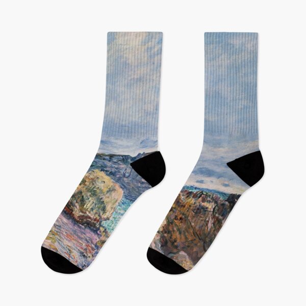Item preview, Etretat, beach and Falaise d'Aval designed and sold by SharonTheFirst.