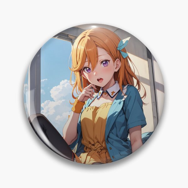 Artikelvorschau, Shibuya Kanon Love Live! Liella Anime-Kunst | Lässiges Outfit eines Schulidols mit orangefarbenen Haaren entworfen und verkauft von iloveanimechibi.