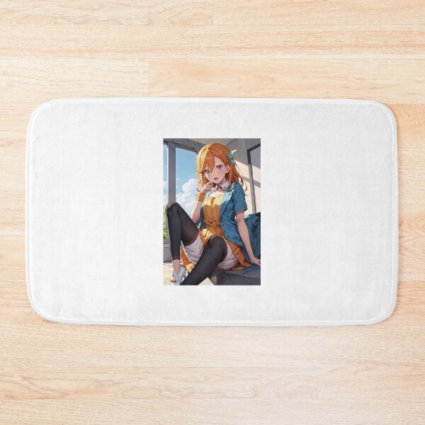 Item preview, Shibuya Kanon Love Live! Liella Anime Art | Orange Hair School Idol Casual Outfit designed and sold by iloveanimechibi.